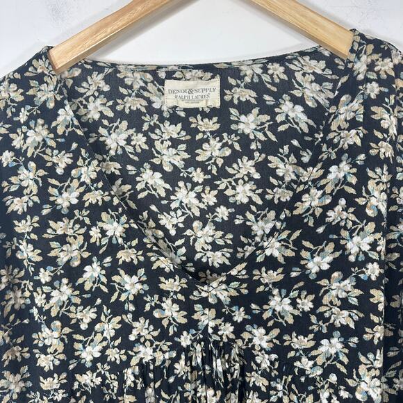Denim‎ & Supply Ralph Lauren Camden Floral-Print Small Bell-Sleeve Top - Picture 5 of 9